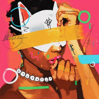 Love Kitten by NUWARHOL™ art print