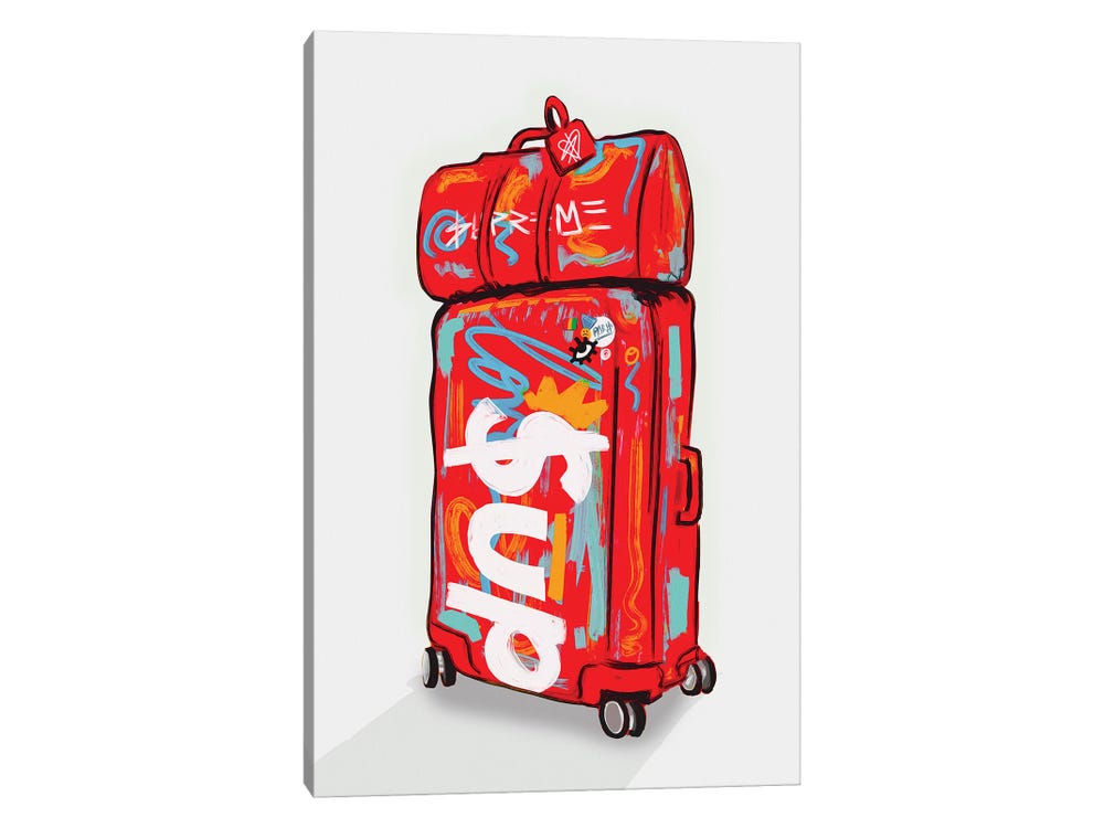 Supreme Luggage II Canvas Artwork by NUWARHOL™