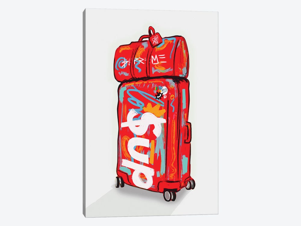 Supreme Luggage Ii Canvas Artwork By Nuwarhol Icanvas