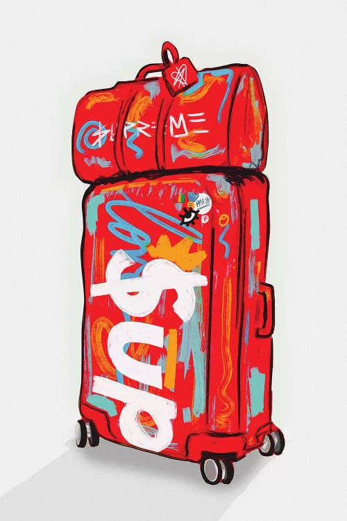 Supreme Luggage II by NUWARHOL™ wall art