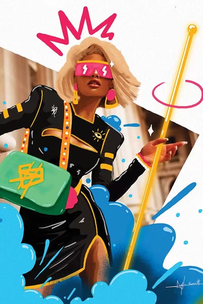 Time Traveler by NUWARHOL™ art print