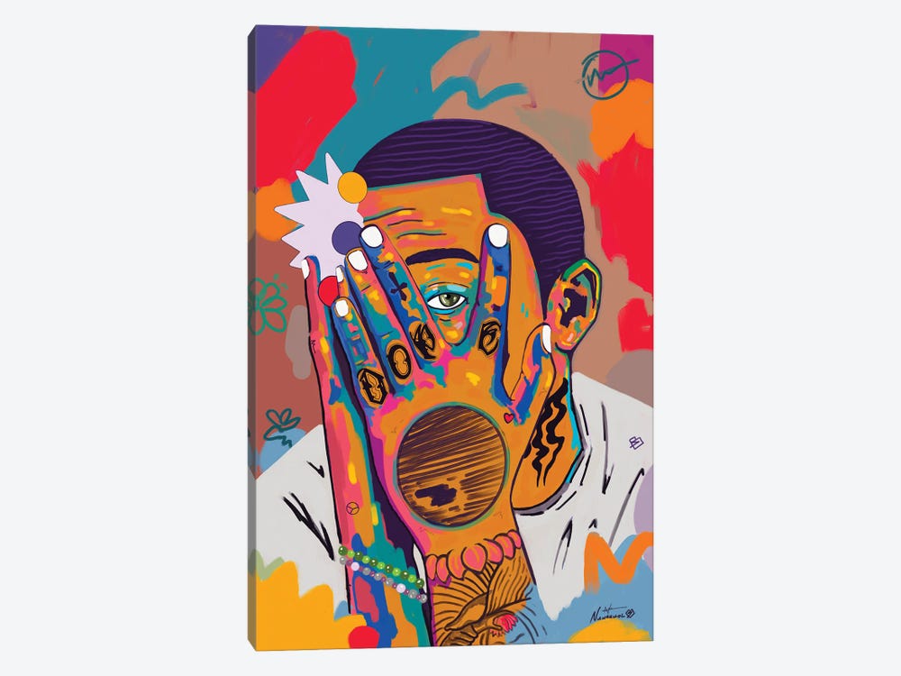 Mac Miller Rip by NUWARHOL™ 1-piece Art Print