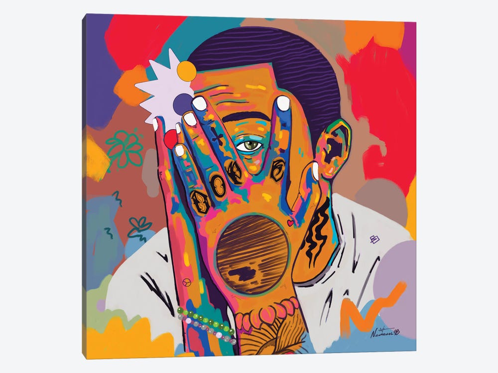 Mac Miller by NUWARHOL™ 1-piece Canvas Art