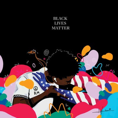 Babylon Must Fall (2020) by NUWARHOL™ art print