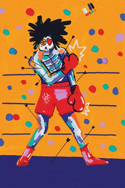 Neo-expressionism: Good Fight by NUWARHOL™