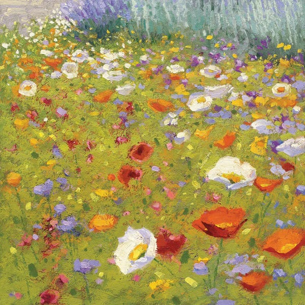 Shirley Novak: Champ de Fleur II by Shirley Novak
