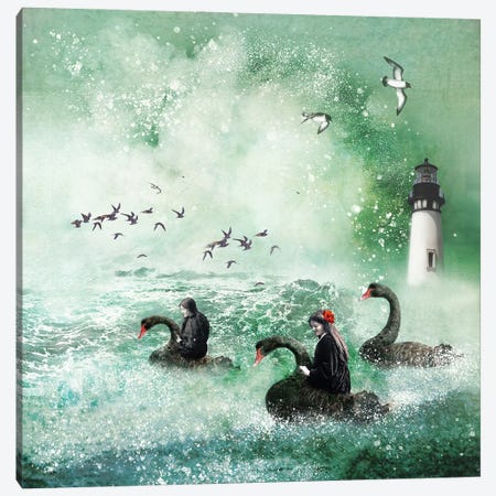 The Sea In Berwick Canvas Print #NVC39} by Nika Novich Canvas Print