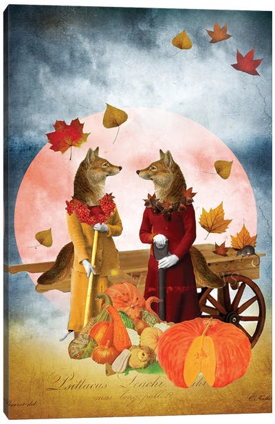 The Harvesters Canvas Art Print - Coyote Art