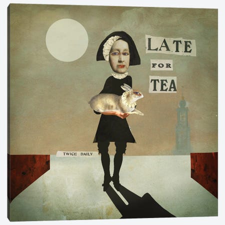 Late For Tea Canvas Print #NVC72} by Nika Novich Art Print