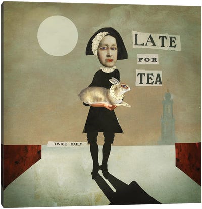 Late For Tea Canvas Art Print - Nika Novich