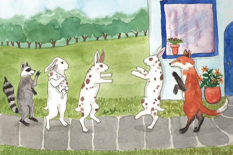 The Visit by Nakisha VanderHoeven wall art