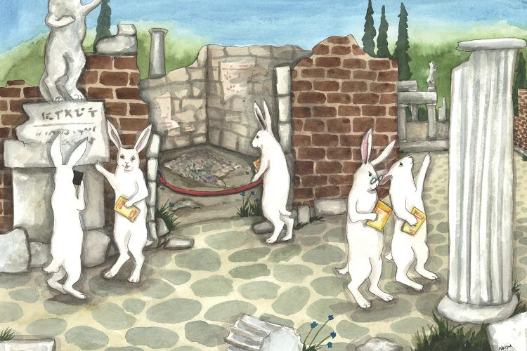 Touring The Ruins by Nakisha VanderHoeven wall art