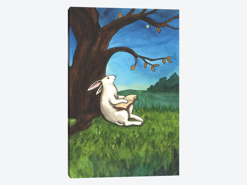 Tree From Nakisha's Rabbit Oracle by Nakisha VanderHoeven 1-piece Canvas Print