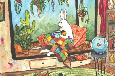 Window Seat by Nakisha VanderHoeven canvas print