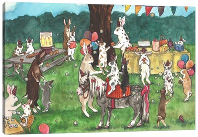 Birthday Party Canvas Art Print - Nakisha VanderHoeven