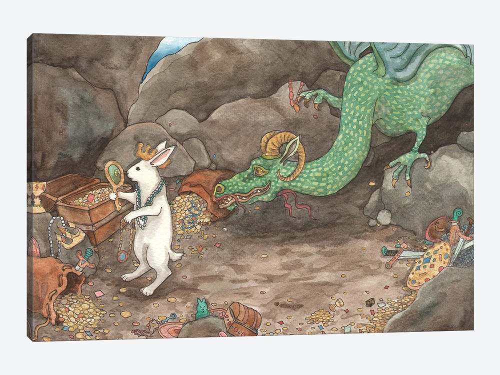 LWR And The Dragon by Nakisha VanderHoeven 1-piece Canvas Art Print