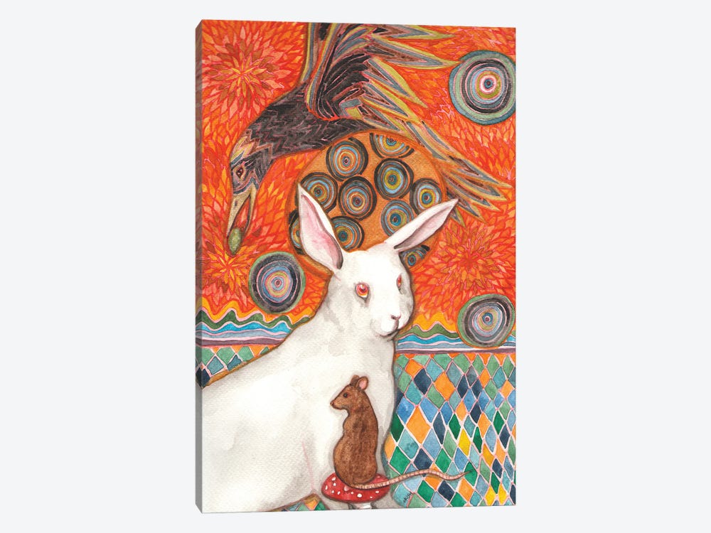 Bunny Mosaic by Nakisha VanderHoeven 1-piece Canvas Art