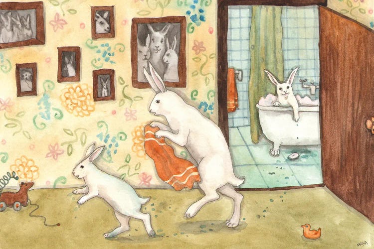 After The Bath by Nakisha VanderHoeven wall art