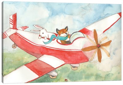 Flying Fox Canvas Art Print - Nakisha VanderHoeven