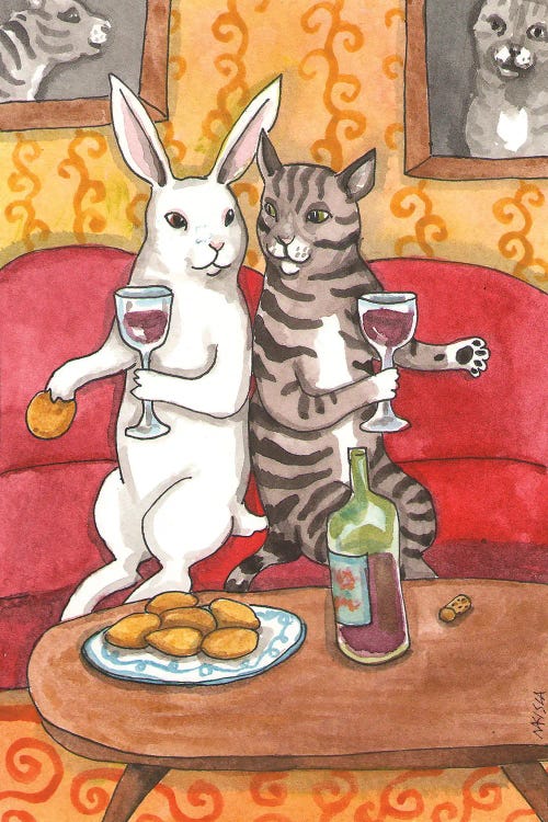 Friends Night by Nakisha VanderHoeven wall art