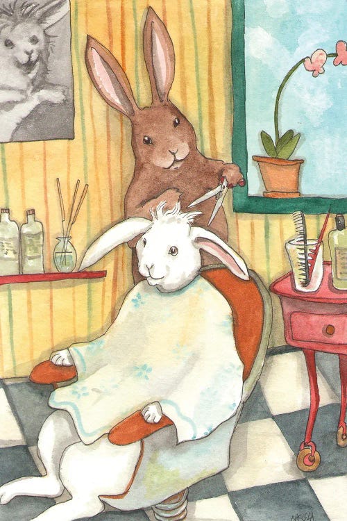 Hare Cut by Nakisha VanderHoeven wall art