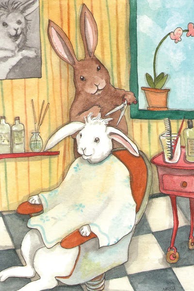 Rabbits: Hare Cut by Nakisha VanderHoeven