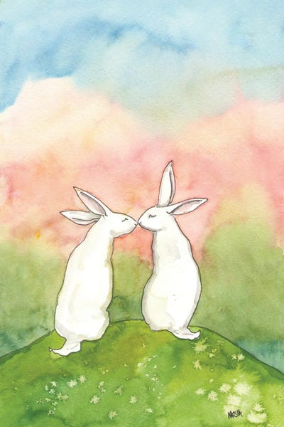 Kiss Kiss by Nakisha VanderHoeven canvas print