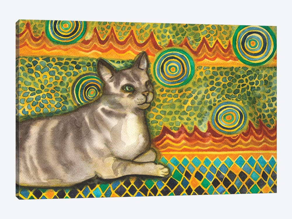 Kitty Mosaic by Nakisha VanderHoeven 1-piece Canvas Artwork
