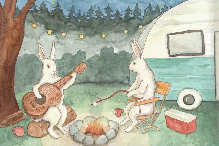 Our Camp by Nakisha VanderHoeven canvas print