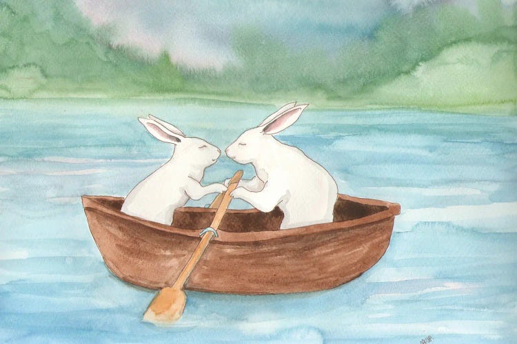 Our Row Boat by Nakisha VanderHoeven wall art