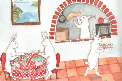 Pizza by Nakisha VanderHoeven acrylic art print