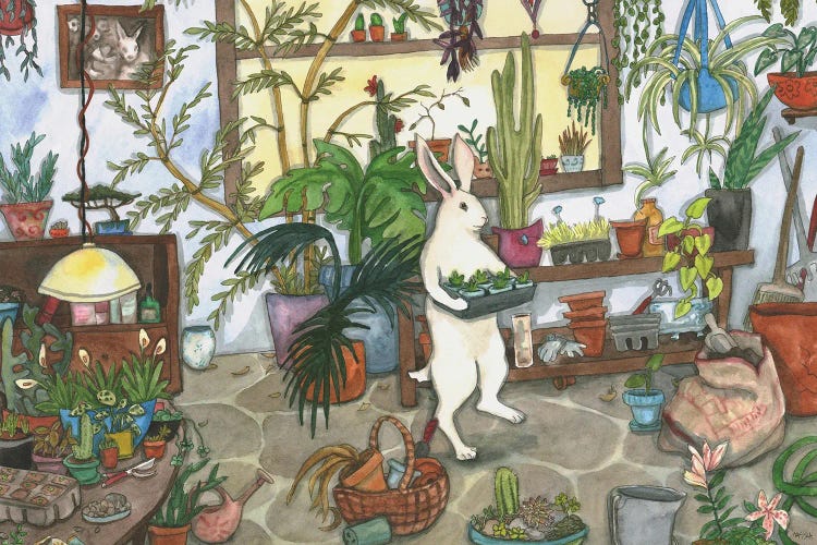 Plant Room by Nakisha VanderHoeven wall art