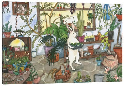 Plant Room Canvas Art Print - Nakisha VanderHoeven