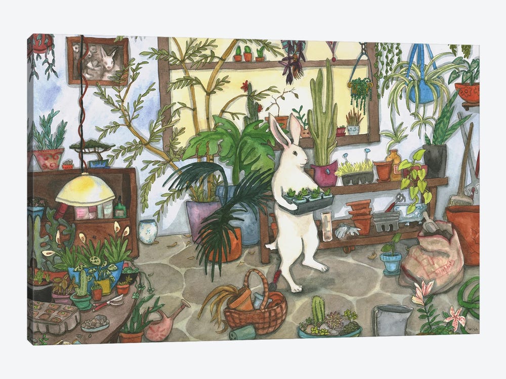 Plant Room by Nakisha VanderHoeven 1-piece Canvas Print