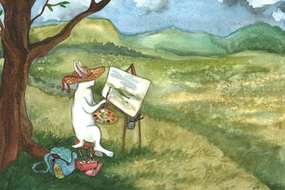 Plein Air by Nakisha VanderHoeven framed canvas print