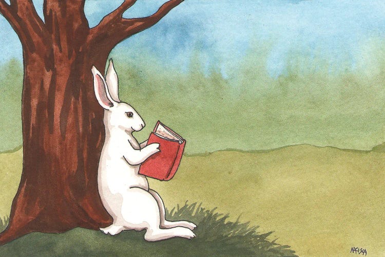 Reading Under The Tree