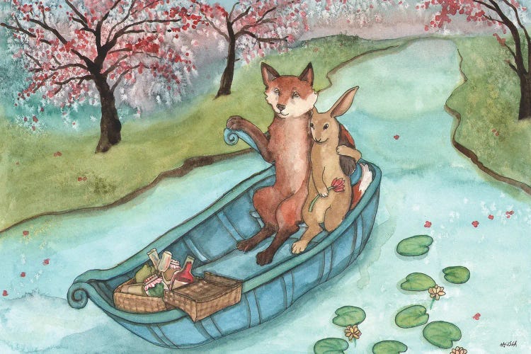 Spring Boat Ride by Nakisha VanderHoeven wall art