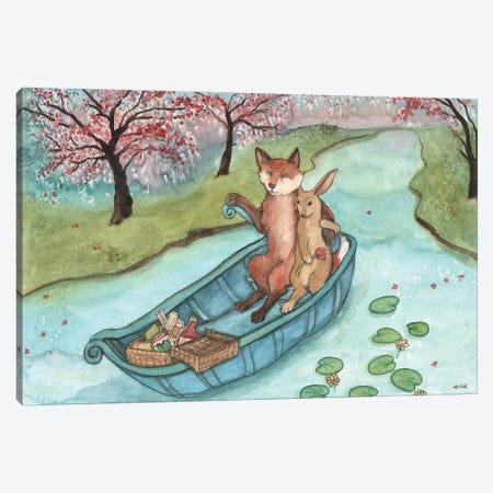 Spring Boat Ride Canvas Print #NVH71} by Nakisha VanderHoeven Canvas Art