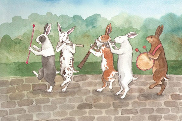 Rabbits: Spring Music by Nakisha VanderHoeven