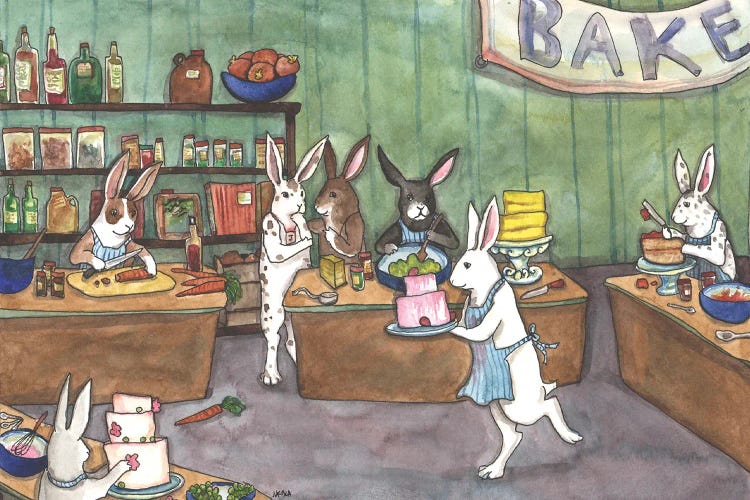 Baking Contest by Nakisha VanderHoeven wall art