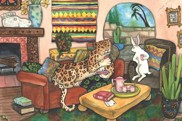 Jaguars: Tea With Jaguar by Nakisha VanderHoeven