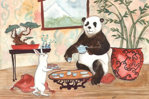 Pandas: Tea With Panda by Nakisha VanderHoeven