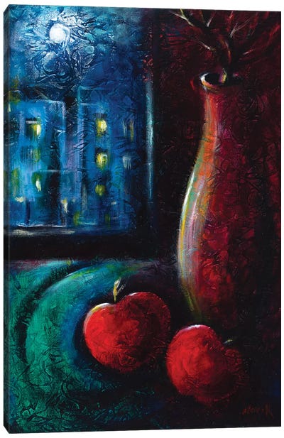 Melancholy Canvas Art Print - Apple Art