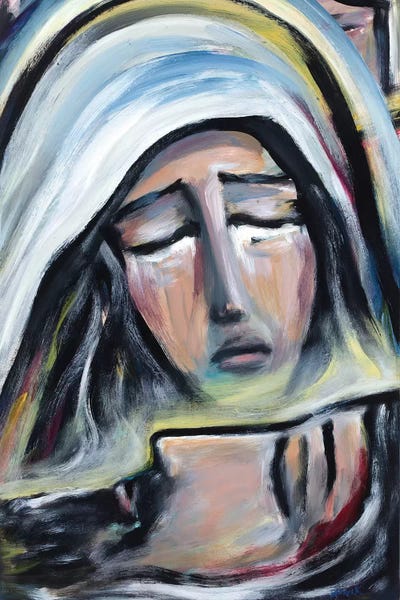 Mourning by Novik canvas print