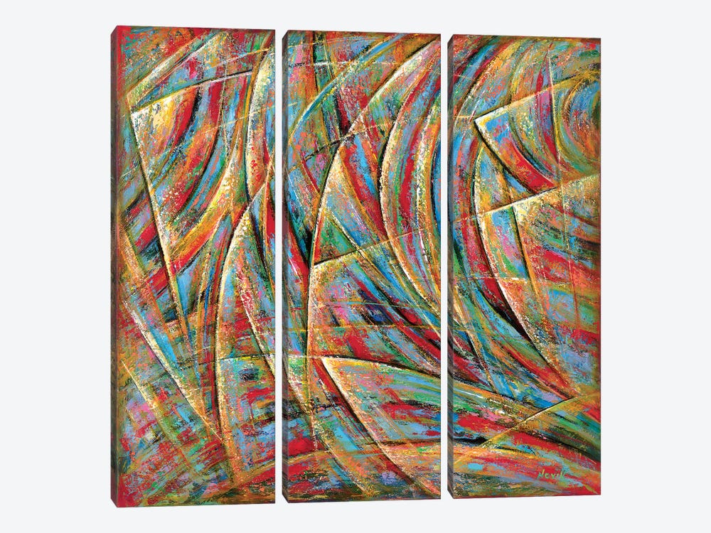 Beyond Lines by Novik 3-piece Canvas Wall Art