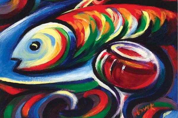 Wine: Still Life I by Novik