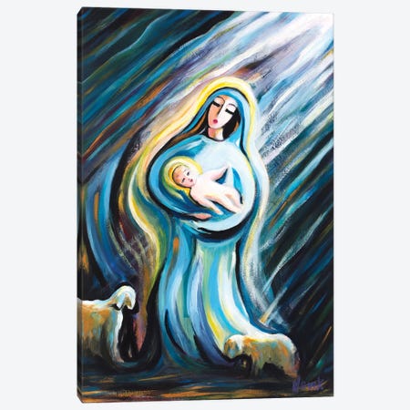 The Birth Of The Savior Canvas Print #NVK178} by Novik Canvas Art