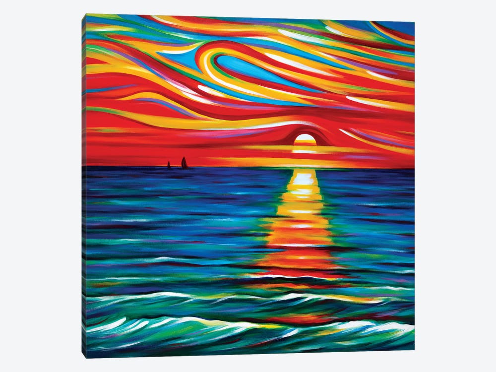 The Gift Of Sunset by Novik 1-piece Canvas Wall Art