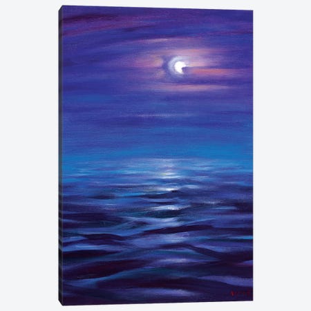 Blue Horizon Of The Night Canvas Print #NVK18} by Novik Canvas Print