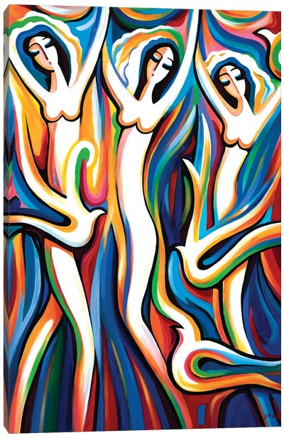 Dance Of The Brides Canvas Art Print - Novik